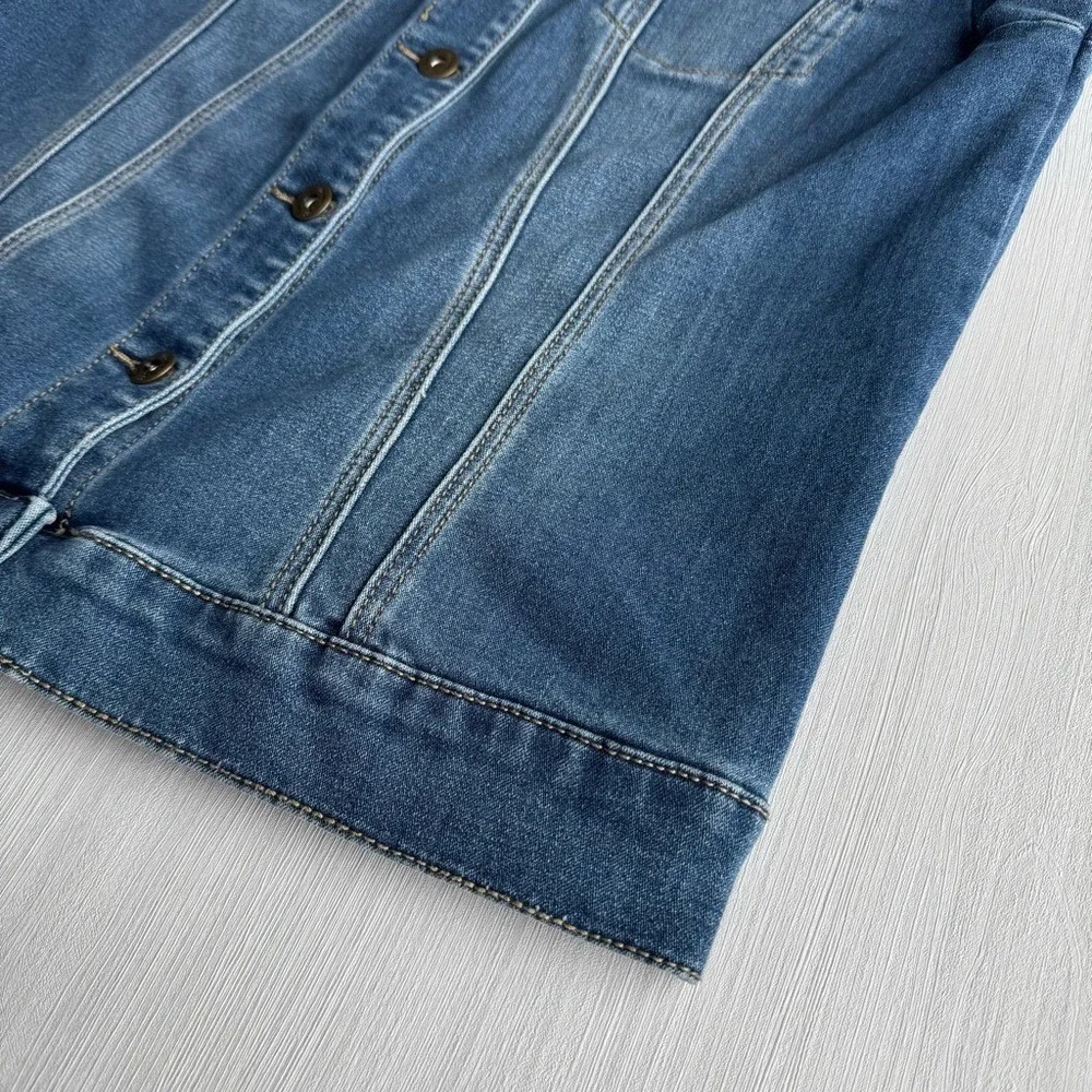 RUFF HEWN Classic‎ Denim Jacket Medium Indigo M Casual Comfort